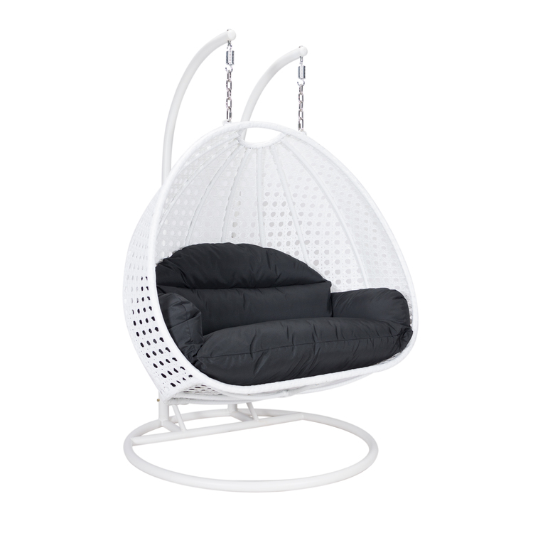 Durable Outdoor Hanging Egg Swing Chair for Two People & Family image - 1