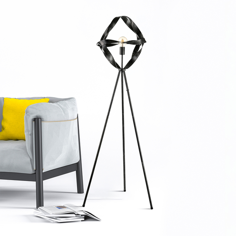 Twisted Ribbon Slim Lamp