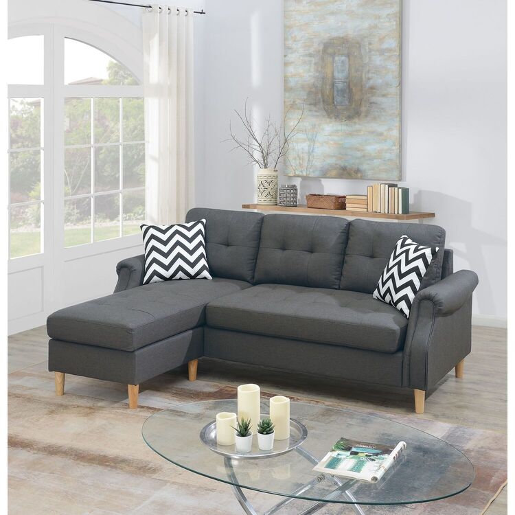 Maykoosh Reversible Sectional Sofa Set