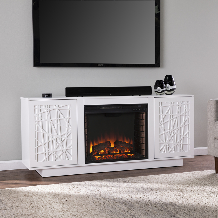 SEI Electric Fireplace with Media Storage