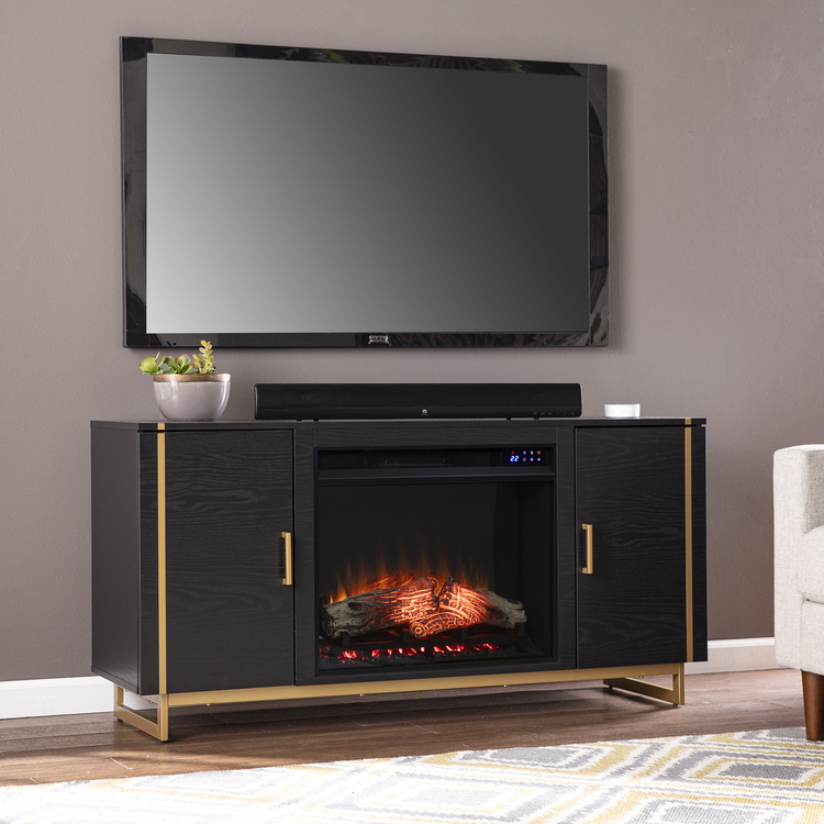 SEI Biddenham Electric Fireplace Console - Thumbnail 4