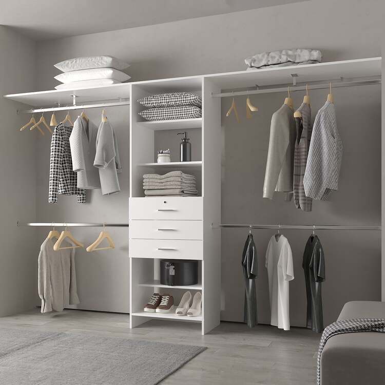 FM Furniture Geek Modular Closet Organizer System