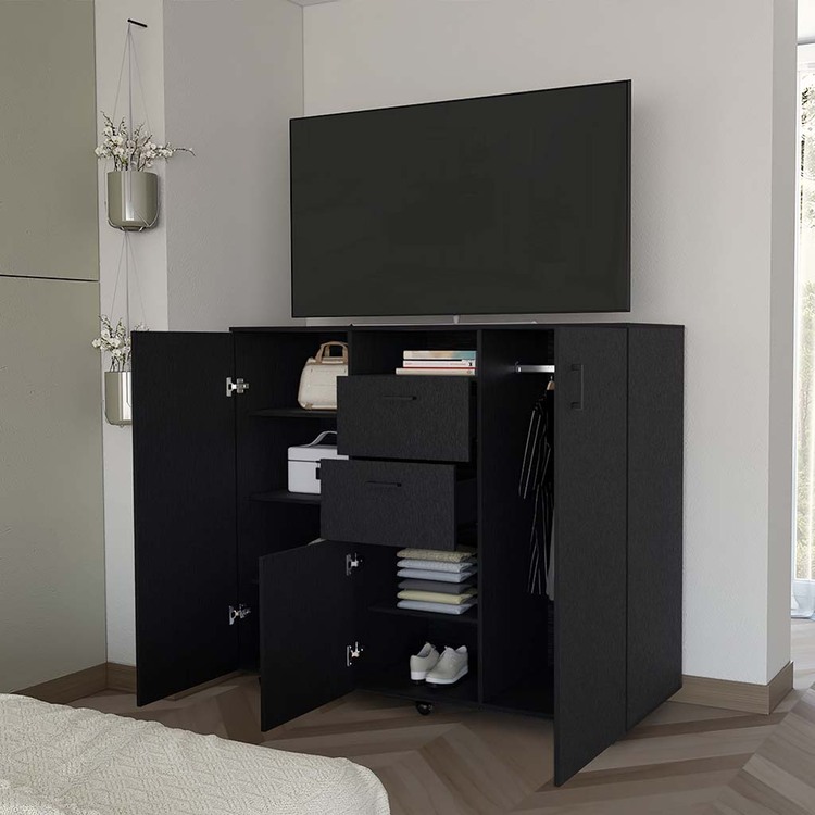 FM FURNITURE Sicilia Double Door Cabinet Dresser