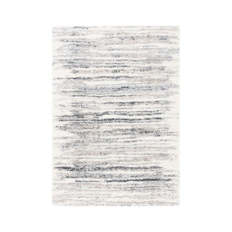 Safavieh Fontana Shag 850 Rugs, Ivory / Grey, 9' X 12', Large Rectangle image - 1