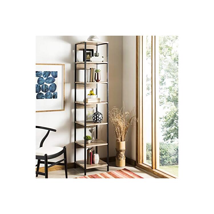 Mid Century 7 Tier Etagere Retro Wooden Display Shelves - Safavieh image - 1