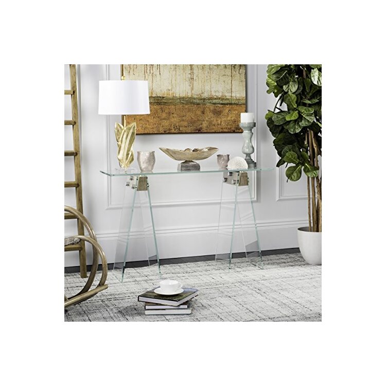 Modern Glass Loft Console Table image - 1