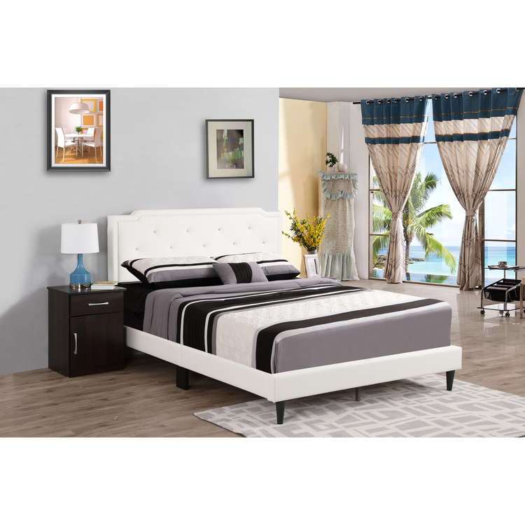 Glory Furniture Deb G1118-QB-UP White Bed image - 1
