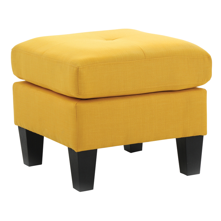 Glory Furniture Newbury G470-O Yellow Ottoman image - 1