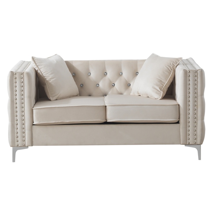 Glory Furniture G827A-L Ivory Loveseat