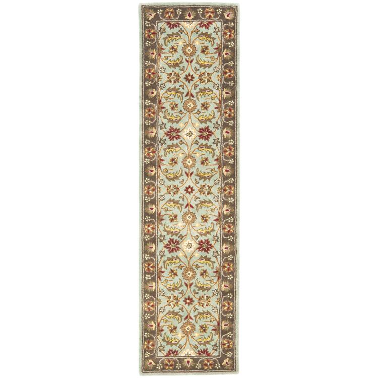 Heritage Blue/Brown Area Rug Runner, 2x8 ft Size, Vintage Persian Design - Safavieh image - 1