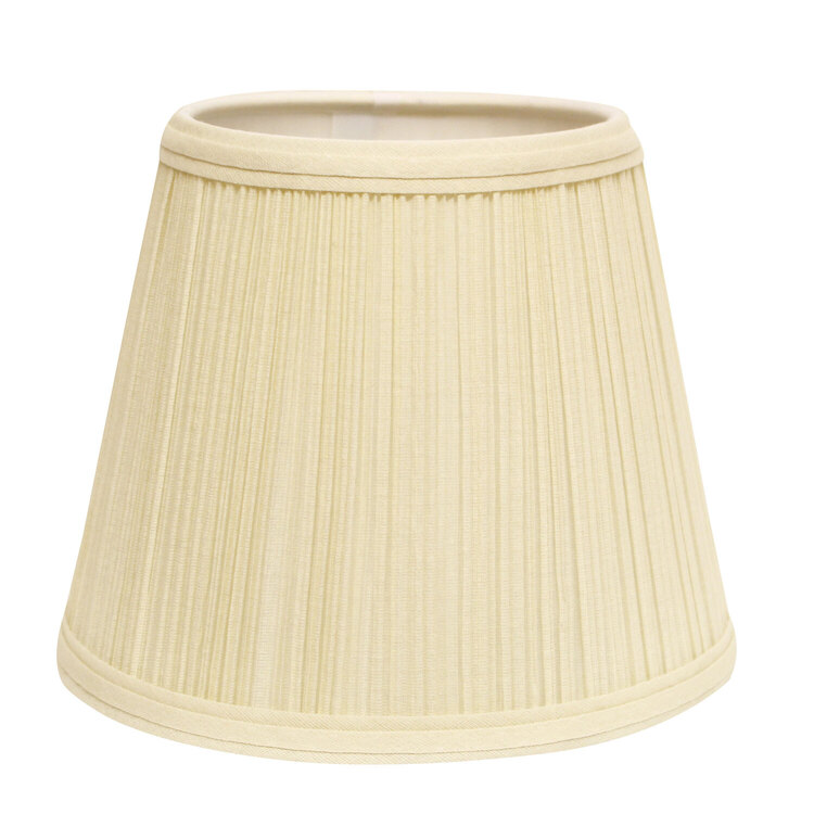 Slant Empire Hardback Lampshade with Bulb Clip, Egg image - 1