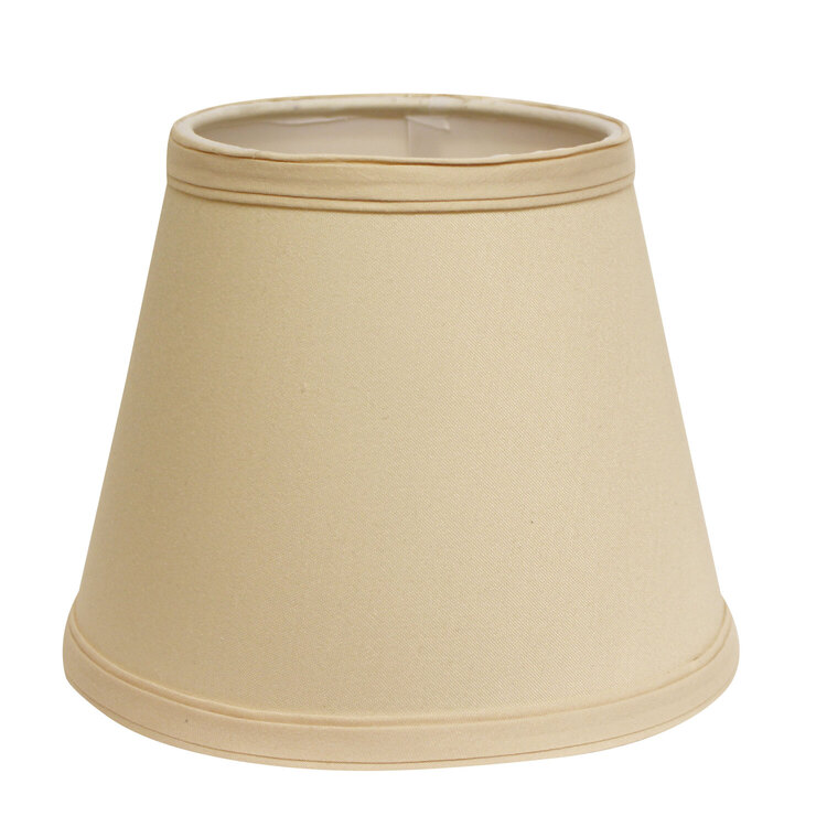 Slant Empire Hardback Lampshade with Uno Fitter, Oyster image - 1