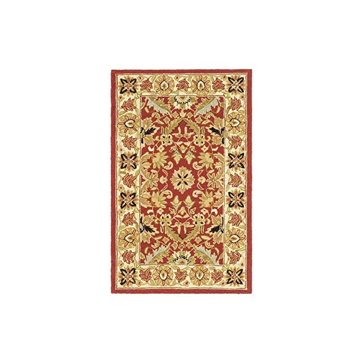 Transitional Rug - Chelsea Wool Pile -Red/Ivory Style-B image - 1