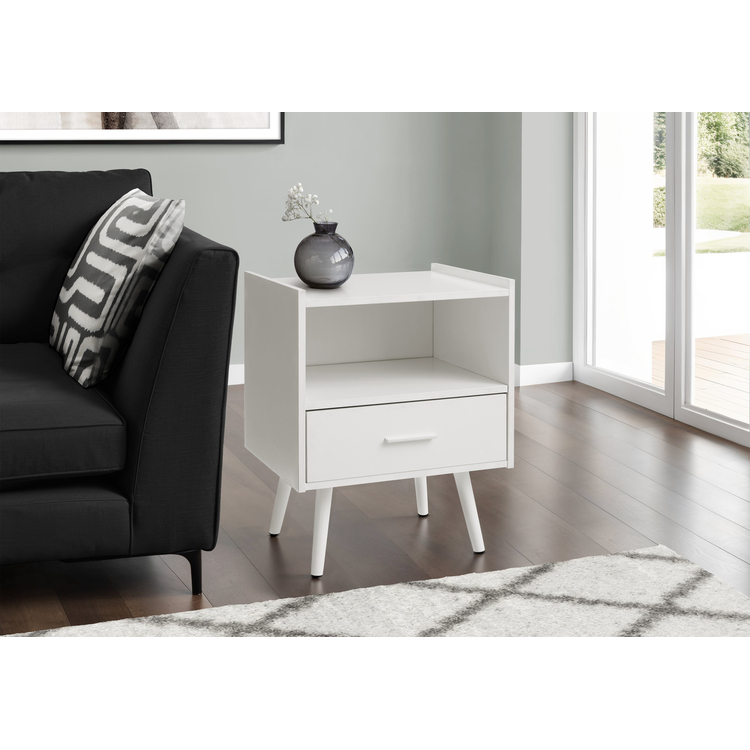 Monarch Specialties Accent Table with Storage Drawer - Thumbnail 3