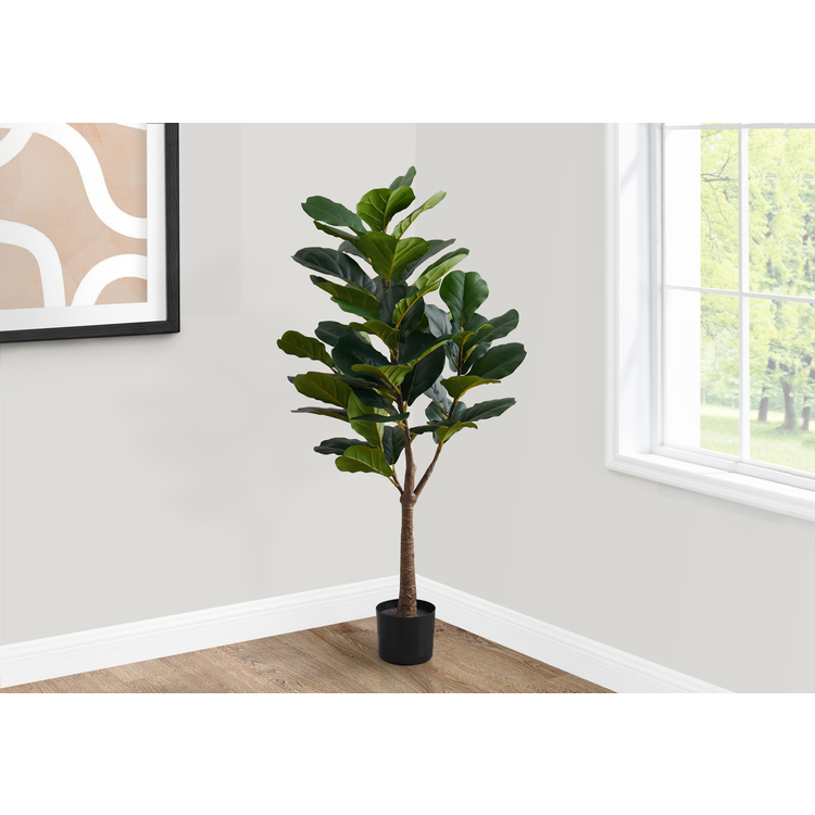 47 Fiddle Tree Artificial Plant Floor Greenery Decorative image - 1
