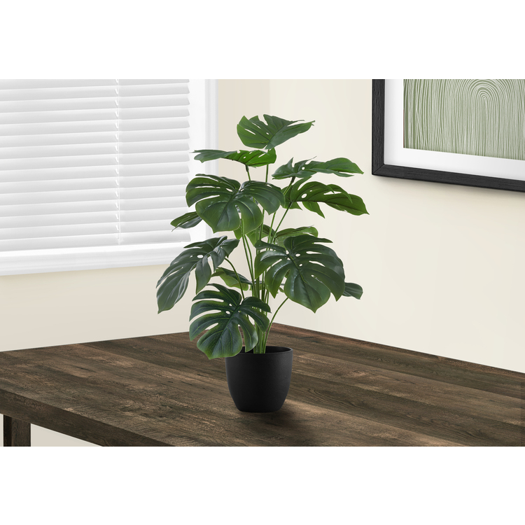24 Tall Faux Monstera Plant image - 1