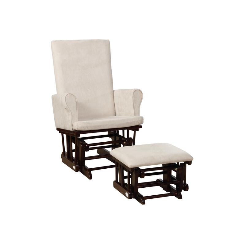 upholstered glider chair