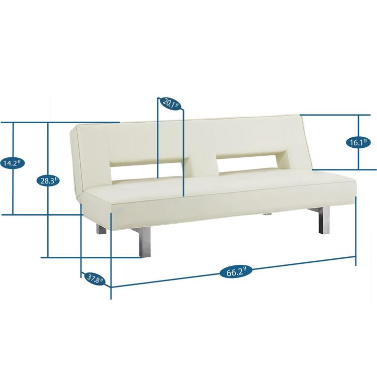 Gray Futon Sofa Bed for Guest Accommodation - PCC image - 1