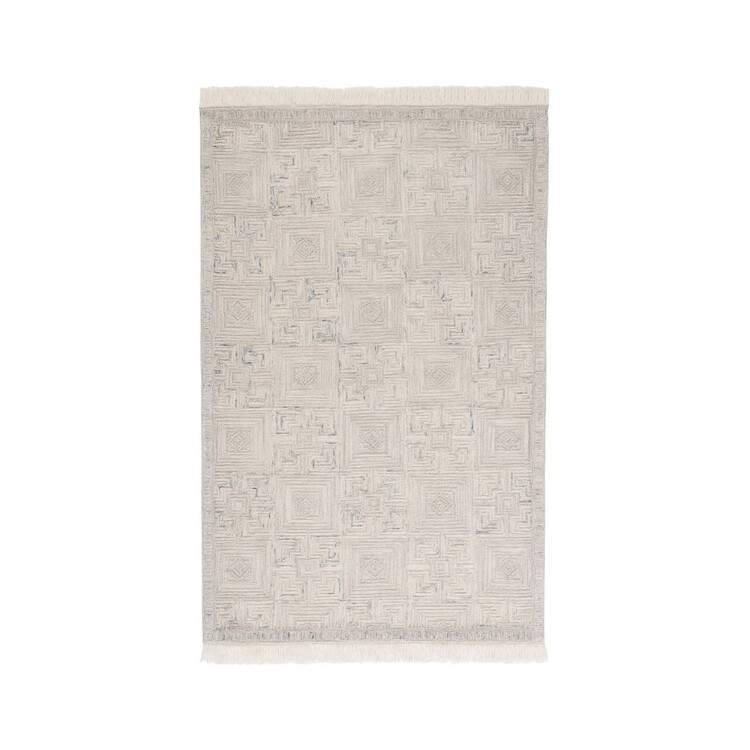 Safavieh Ikat 802 Rugs, Ivory / Grey, 8' X 10', Large Rectangle image - 1