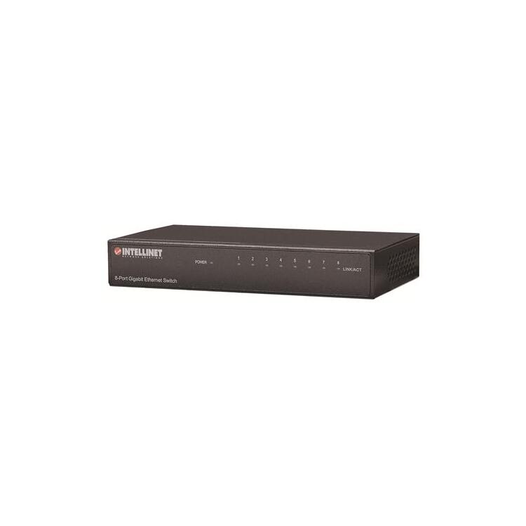 Gigabit 8 Port Switch Desktop Metal - TeleDynamics image - 1