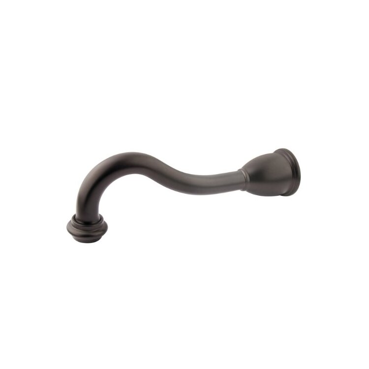 Oil Rubbed Bronze Wall Mount Tub Spout 8 Inch Reach Brass Faucet - Kingston Brass image - 1