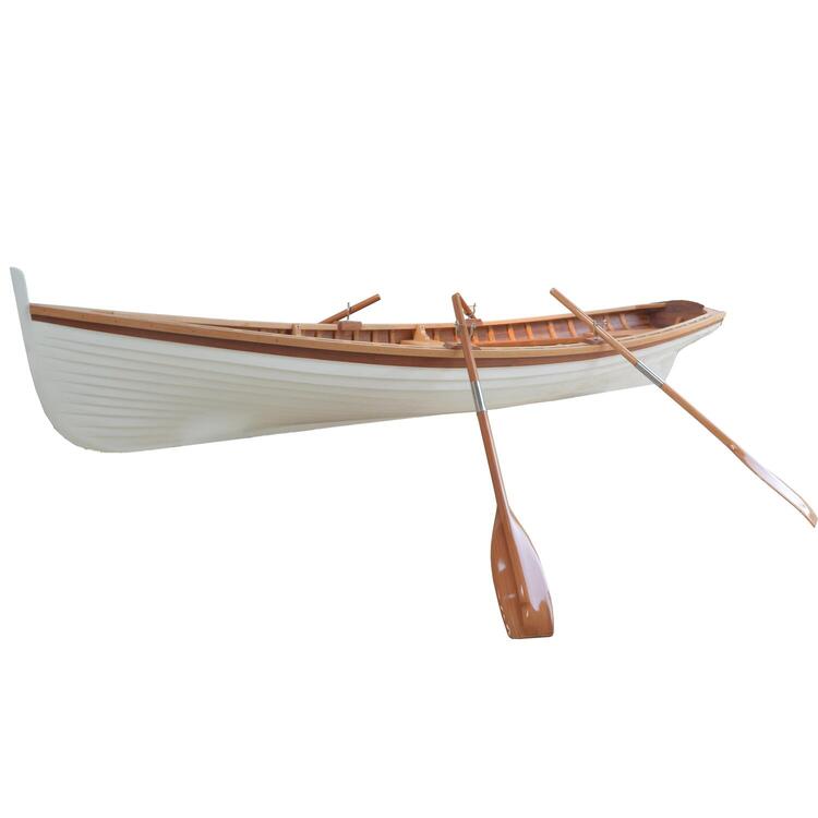 Old Modern Handicrafts Clinker Built Whitehall Row Boat 12 Feet image - 1
