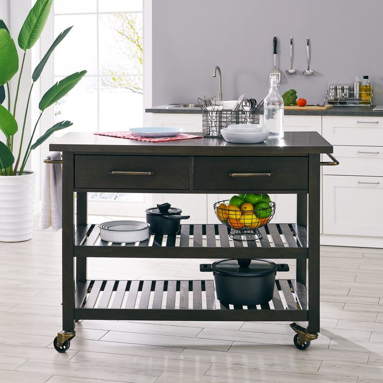 Havelock Farmhouse Rolling Kitchen Island - Thumbnail 5
