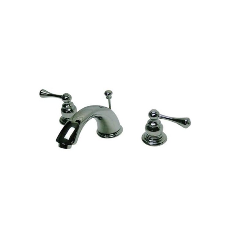 Kingston Brass Vintage Two Handle 8" to 16" Widespread Lavatory Faucet with Retail Pop-up image - 1