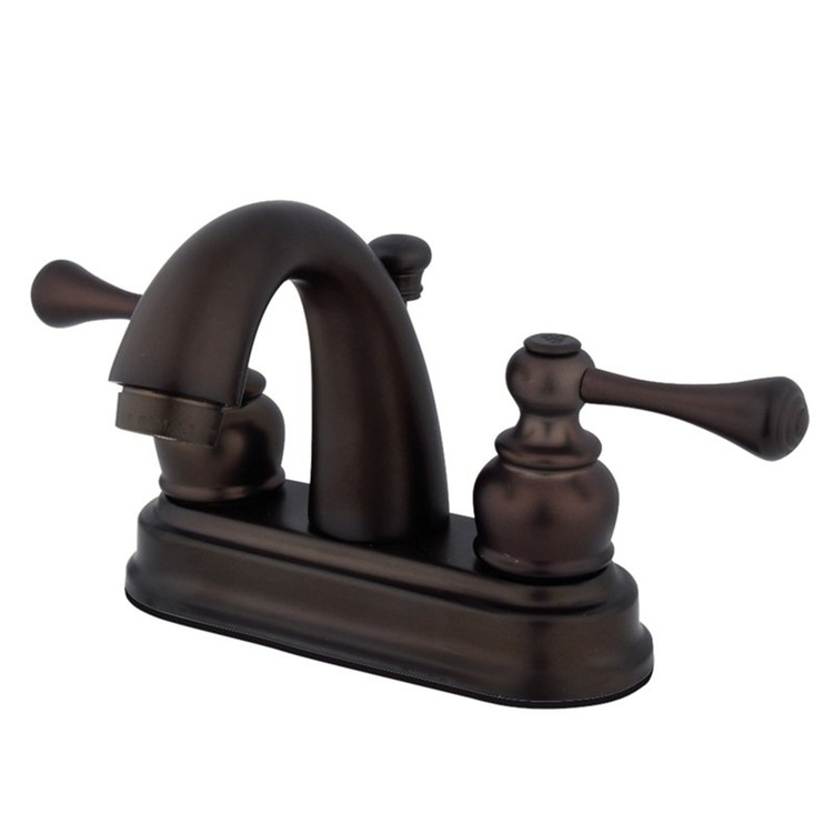 Kingston Brass Vintage Two Handle 4" Centerset Lavatory Faucet with Retail Pop-up image - 1