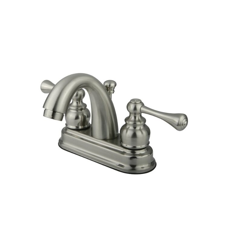 Kingston Brass Vintage Two Handle 4" Centerset Lavatory Faucet with Retail Pop-up image - 1