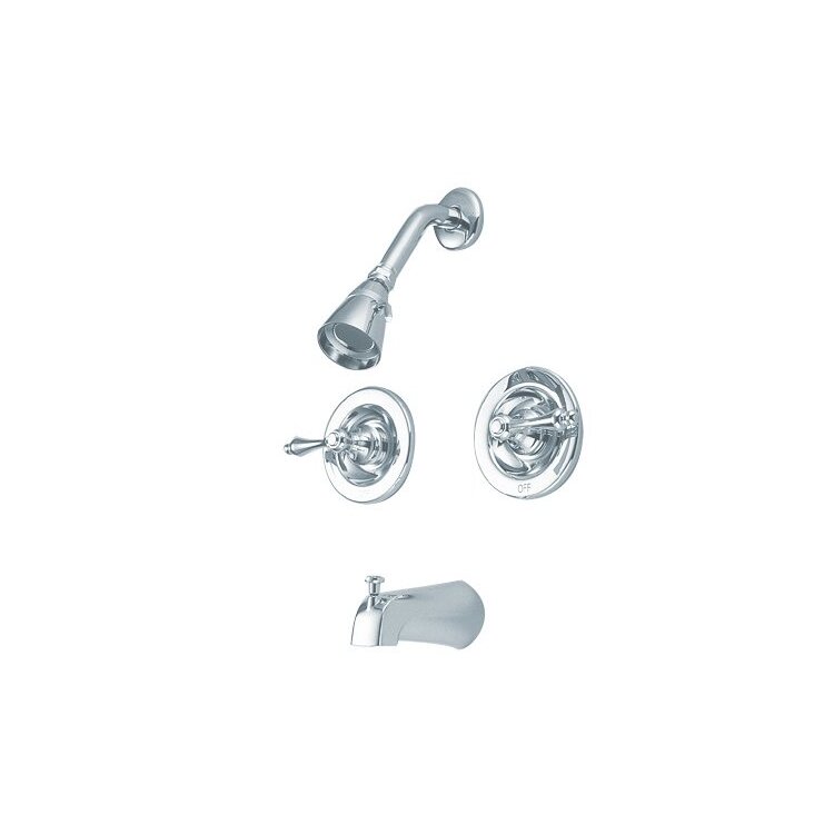 Kingston Brass Vintage Two Handle Tub & Shower Faucet image - 1