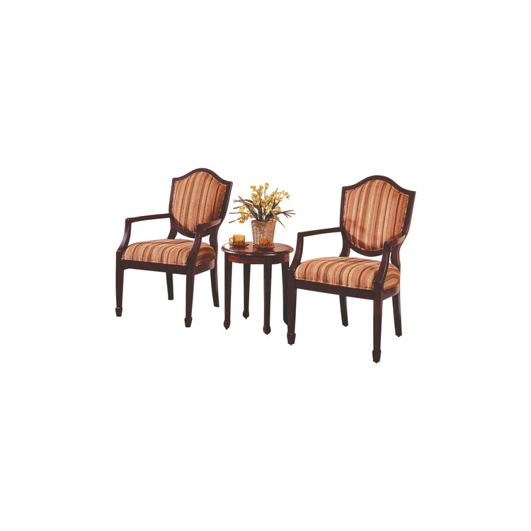 Best Master Furniture 3Piece Traditional Living Room Accent Chair Set