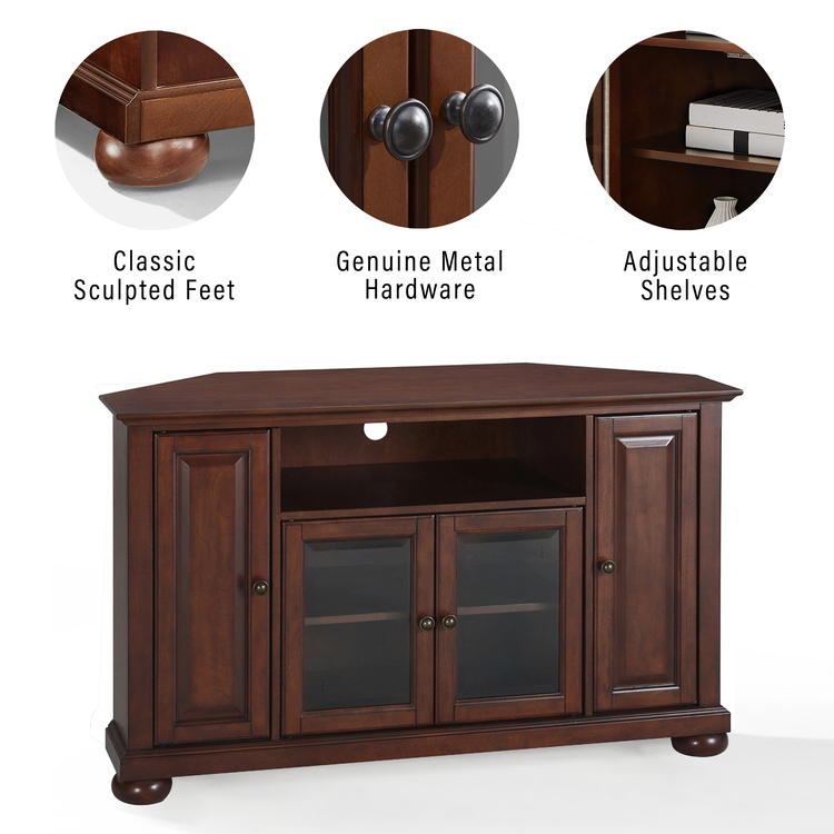 Crosley 48" Corner Tv Stand image - 1