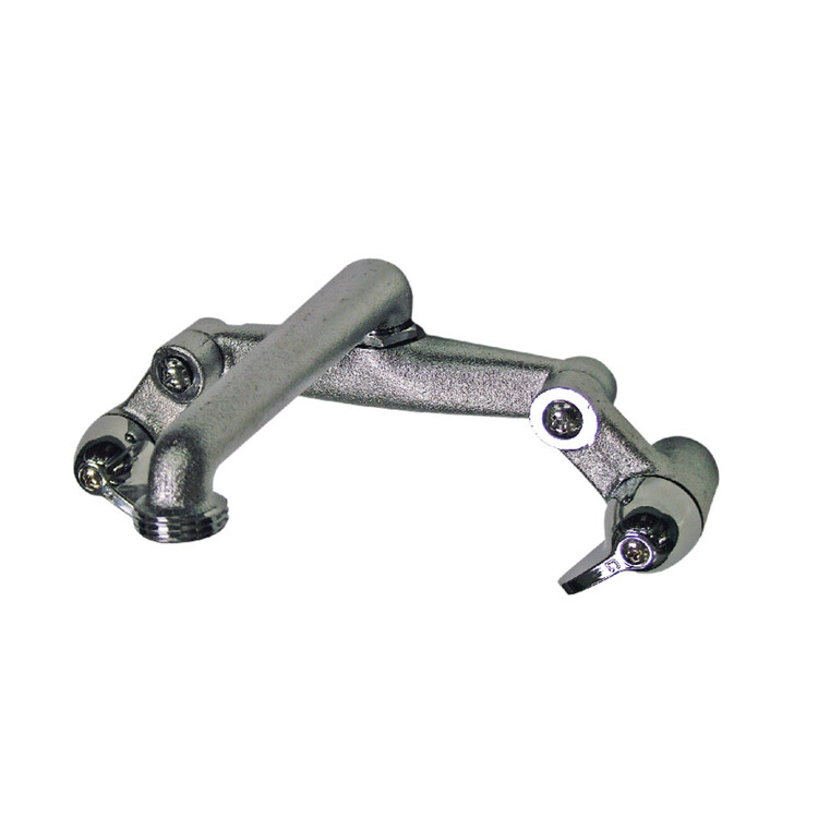 Laundry Faucet Polished Chrome Wall - Mounted Basin Mixer Tap - Kingston Brass image - 1