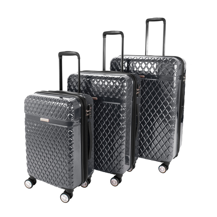 Kathy Ireland Yasmine 3-Piece Hardside Luggage Set - OJCommerce.com