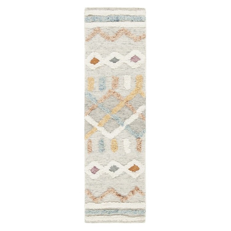 Safavieh Kenya 664 Rugs, Ivory / Blue, 2'-3" X 8', Runner image - 1