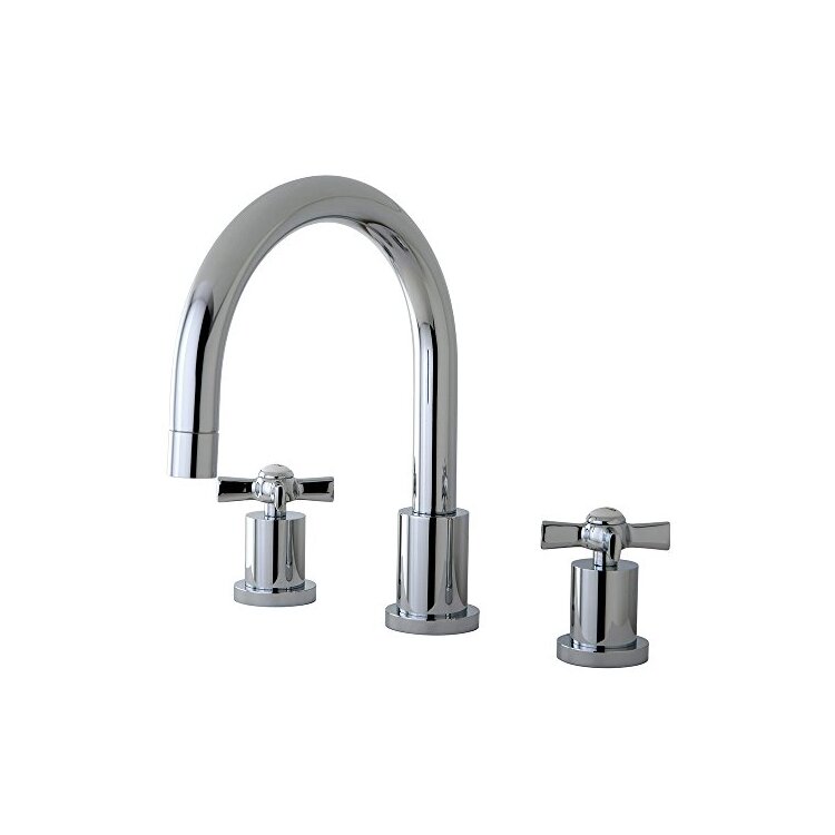 Polished Chrome Roman Tub Faucet, Brass Construction, 7 GPM Flow Rate - Kingston Brass image - 1