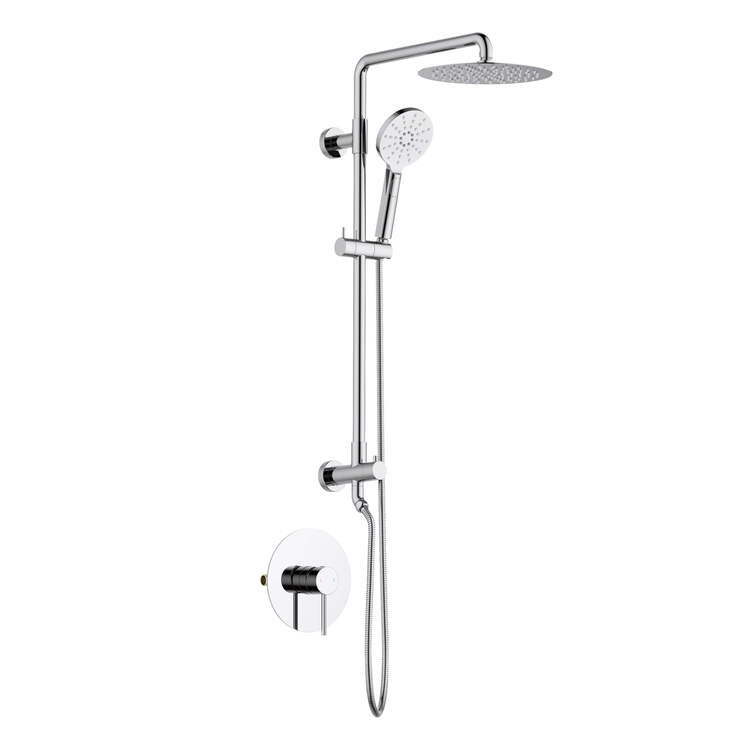 Kibi Circular Pressure Balanced 2-Function Shower Column with Rough In Valve image - 1