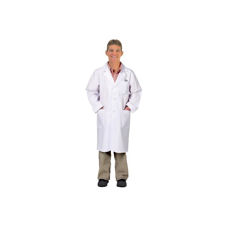 Adult Lab Coat, 3/4 Length, size LRG image - 1