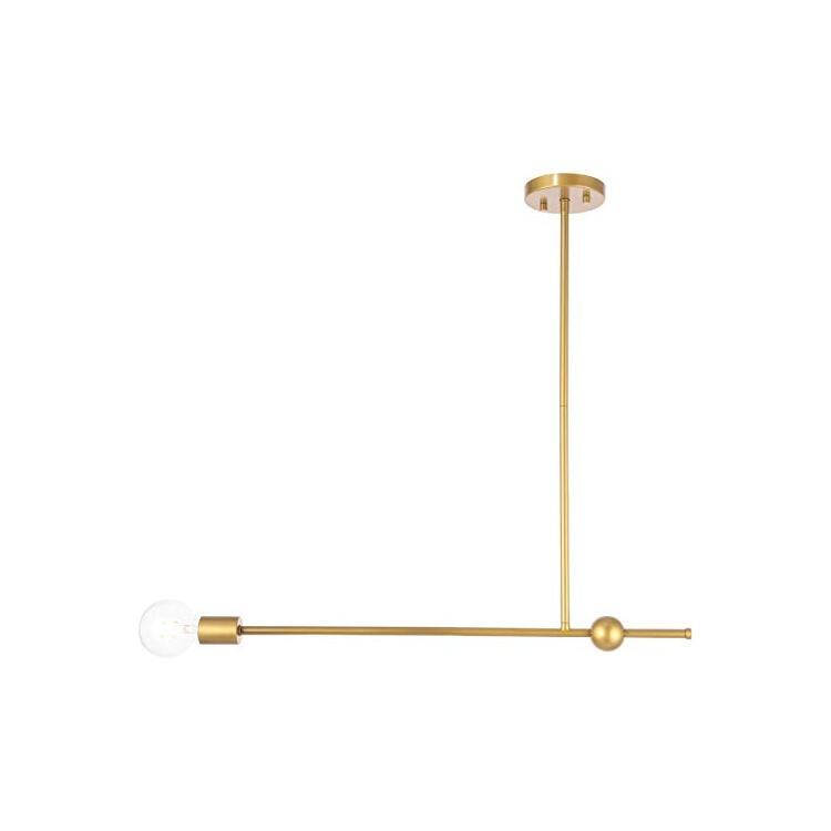 Living District Brees 1 light Brass pendant image - 1