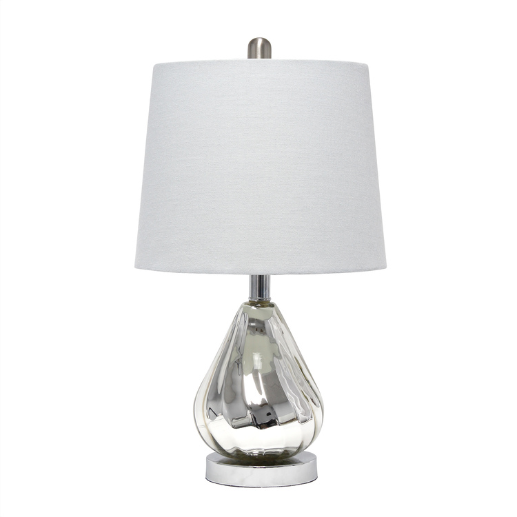 Lalia Home Kissy Pear Table Lamp with Fabric Shade image - 1