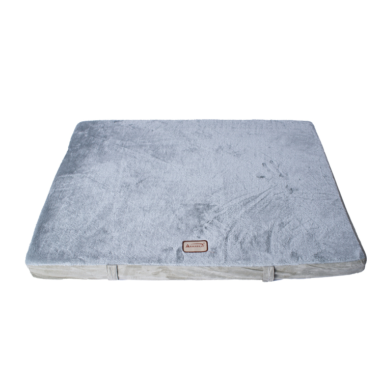 Armarkat Memory Foam Orthopedic Dog Bed , Pet Sleeping Bed Mat, Mocha/Brown, Small image - 1