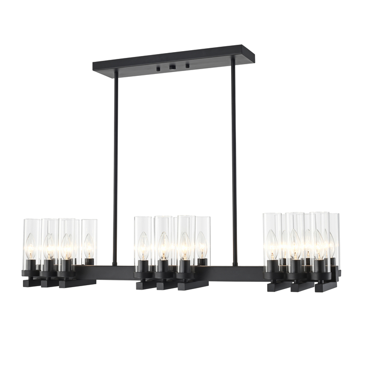 Warehouse of Tiffany 35 Inch Kitchen Island Chandelier 18-Light image - 1