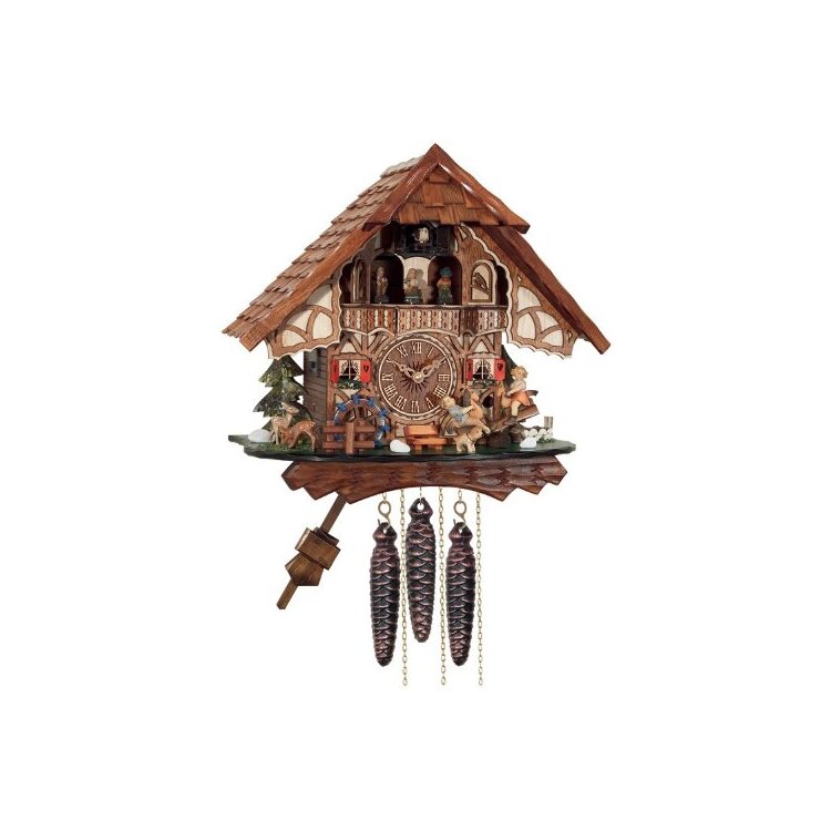 River City Clocks Musical Cuckoo Clock - Black Forest Cottage image - 1