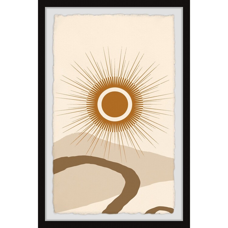 Marmont Hill Arching Channel Framed Painting Print image - 1