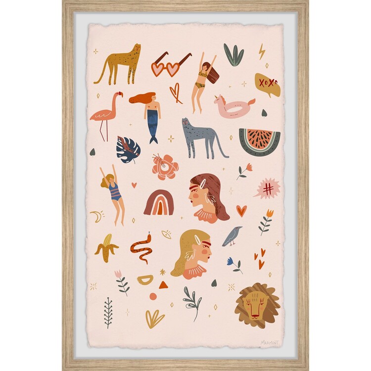 Marmont Hill Heart of Glass Framed Painting Print image - 1