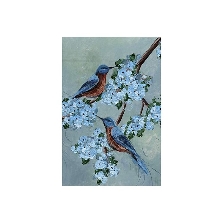 Blue Paradise Painting Print on Canvas Wrapped Artwork Marmont Hill Style Masterpiece - Marmont Hill image - 1