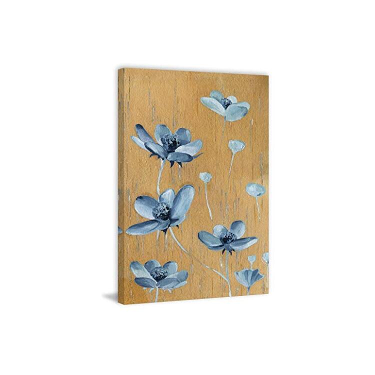 Floating Flowers II Painting Print on Wrapped Canvas Artwork - Marmont Hill image - 1