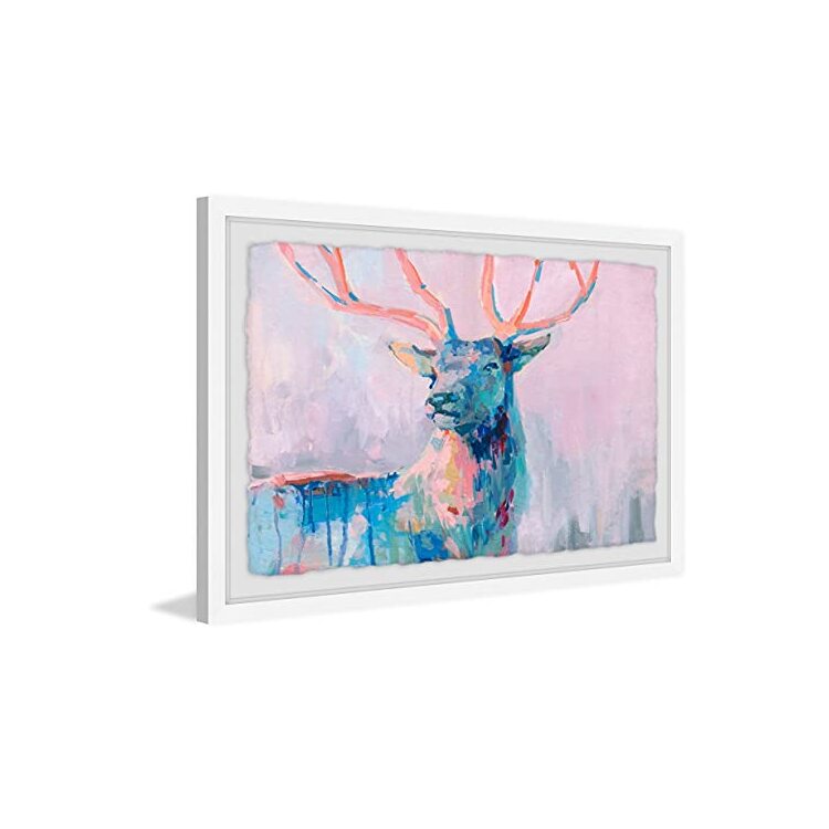Marmont Hill Majestic Deer Framed Painting Print image - 1