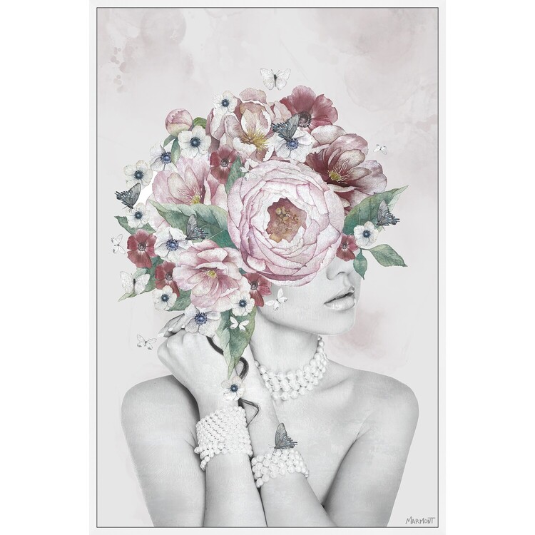 Marmont Hill Lovely Taylor Floater Framed Painting Print on Canvas image - 1